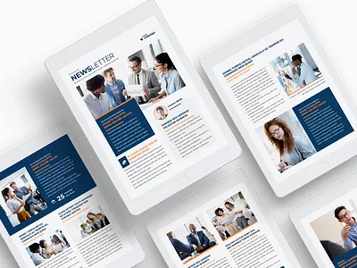 Newsletter Template for iPad adobe indesign ebook ebook design ebook layout indesign template ipad newsletter