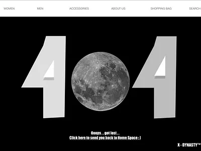 Day 8 #UI 404 dailyui error