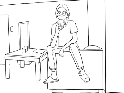 Day 3 doodle art doodleart doodles drawing drawing challenge drawingart girl illustration girls illustration line lineart