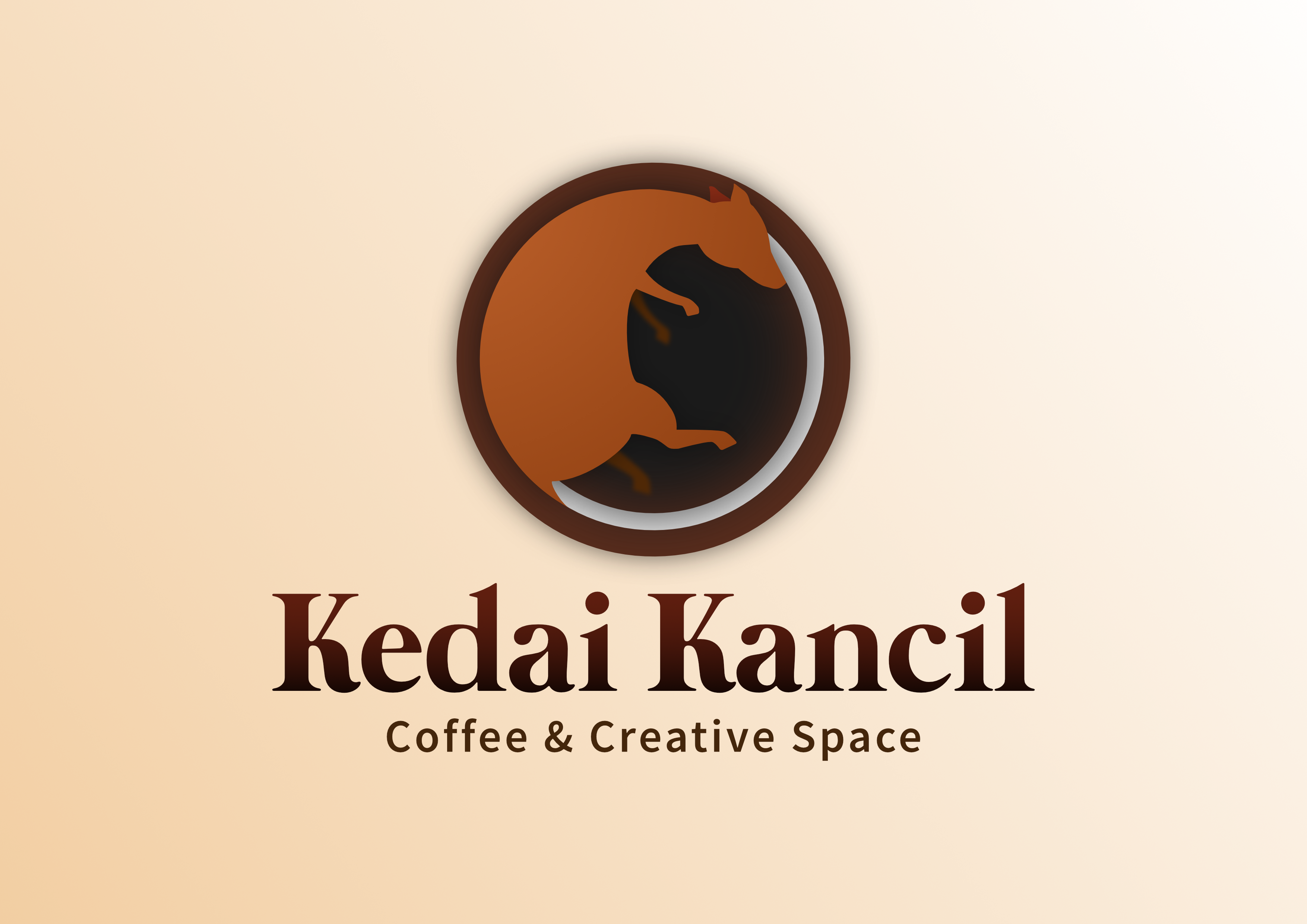 Kedai kancil logo design by Ida Bagus Wedagama on Dribbble, image size:3508x2481