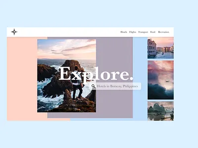 UI Challenge #3 daily ui 003 dailyui003 design challenge landing design landing page landing page design landing page ui landingpage travel webdeisgn webdesign website website design