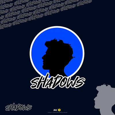 Shadows brand design branding design flat illustration logo design sticker typography vector web