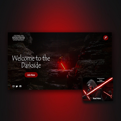 Star Wars design graphicdesign uxdesign web webdesign