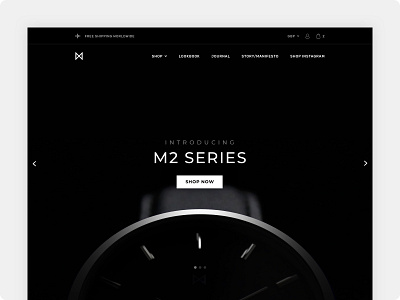 Minimalist Watches - Landing Page Concept #1 black branding design landing page landing page concept landing page design minimal minimalism minimalist minimalistic ui ui ux ux watch watches