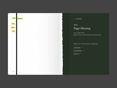 404 Page 404 404page collectui dailyui dailyuichallenge notebooks ui ui design