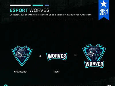 Logo Wolves branding esport esportlogo esports logo mascot mascot logo social media
