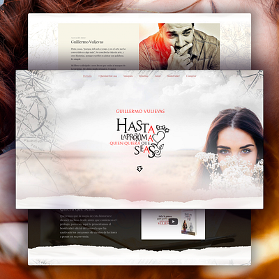 Hasta la Próxima - Novela Landing Page design ux ux design uxdesign web