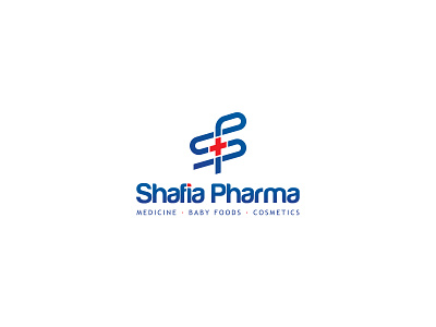 SP Logo baby food concept cosmetic logo cross initial logo letter logo medical logo medicine logo pharmacy