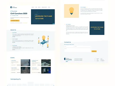 Civil Conclave Website branding design illustration landingpage registration ui uiux ux uxdesign vector webdesign