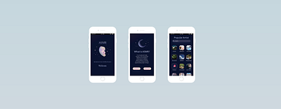 Asmr APP Design ''UI/UX Personalized APP'' app design ui