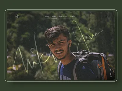 Portfolio landing page adobe xd landing page landing page design minimal portfolio portfolio design portfolio page portfolio website ui uidesign ux webdesign website design