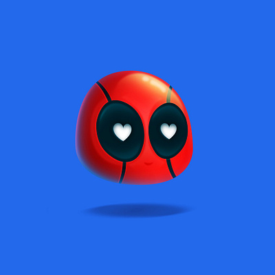 Deadpool 2d art cartoon cartoons character characterdesign comics cute dc deadpool design hero illustration marvel superhero