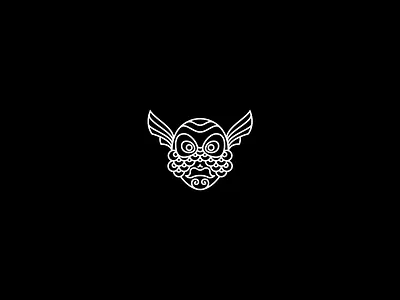 Logomark Design #15 art black branding design elf fish flat hatboi icon illustrator lineart logo mask minimal traditional underwater vector