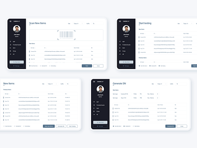 Desktop App Scanner app cards illustration medical care product design scan test ui ui design user experience user interface user profile ux ux design web app web application web apps web design webdesign website