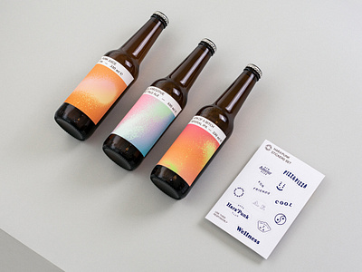 Hara'punk Brewing Labels and Sticker Set beer branding branding design design drink holgersson identity packaging smile studioholgersson