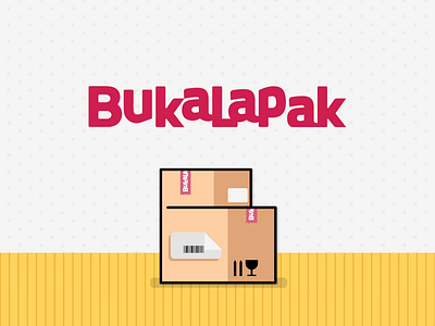 Bukalapak Fitur Retur 2d after effect animation bounce bukalapak cart heart online shopping package paket