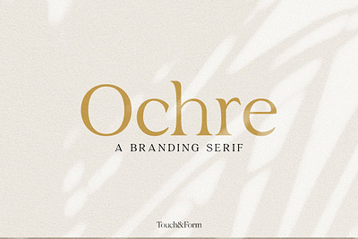 Ochre | A Branding Serif Ochre | A Branding Serif Ochre | A Bran branding font display font display typography font font family logo fonts typeface