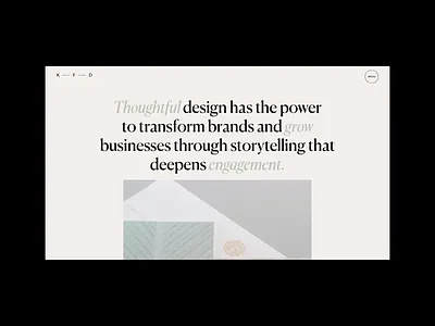 Kati Forner About Page Animation animation interaction interface motion promo typography ui ux video web website
