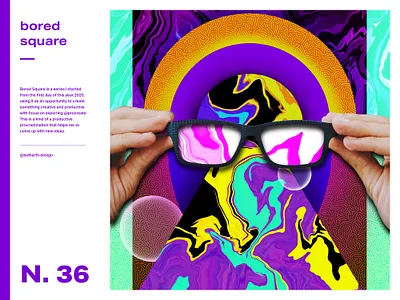 The Idealist | Square No. 36 art artwork collage design digital digitalart graphic graphic design idealist liquify procreate specs square