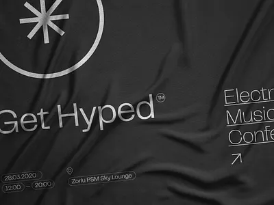 Get Hyped™ branding conference electronic fol icon identity istanbul logo logodesign music turkey