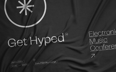 Get Hyped™ branding conference electronic fol icon identity istanbul logo logodesign music turkey