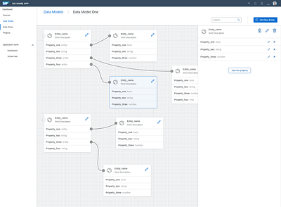 Data Model - Editing cloud diagram editing fiori model