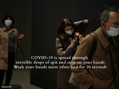 rawpixel & H+K COVID-19 Study: Spread through 20 seconds awareness british content content design coronavirus covid covid 19 covid 19 covid19 design mask photography resources spread wash hands