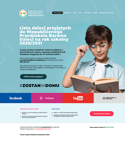Barwnedzieci.pl branding clean design logo maxweb ui ux web website www
