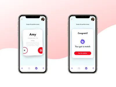 Random baby name generator adobe xd adobexd app application application design concept design mobile mobile app mobile ui ui uidesign ux ux design uxdesigner uxui