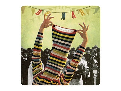 Archetype 8/12: De nar card design cardgame cards character characterdesign collage creative design funny illustration papercut vintage vintagecollage