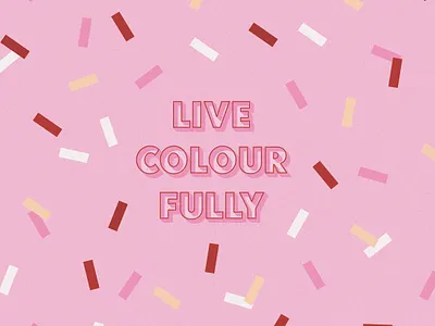 Colourful living design illustration vector