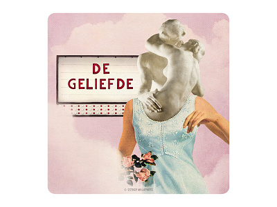 Archetype 9/12: De geliefde card design cardgame cards character characterdesign collage creative design funny illustration love papercut vintage vintage collage