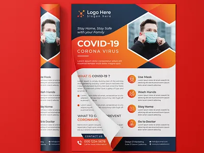 New Creative Covid-19 Corona Virus Flyer Design brand design brand identity branding branding design business business flyers commercial corona virus coronavirus corporate covid 19 covid19 creative creative design design flyer flyer design marketing agency marketing flyer promotional flyer