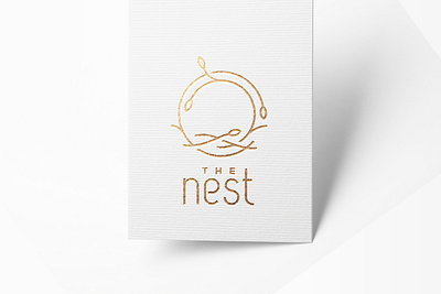 The Nest Logo Design brand brand identity branding and identity company logo logo logo design minimal minimalist modern modern logo monogram organic yoga yoga logo