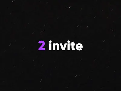 2 invite ae after effects animation creative designer gif invite new welcome