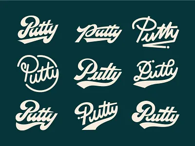 Wordmark Explorations branding custom lettering golf logo lettering logo logo design logo designer logomark sport typography wordmark