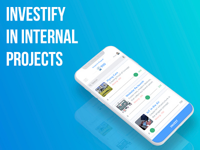 Investify in internal projects app belgrade invest investments nenad ivanovic serbia teams ui ux
