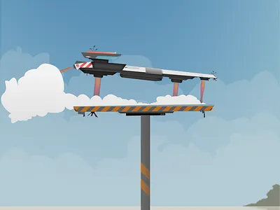 Spaceship Departure comic art figma illustration