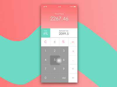 Daily UI 004 Calculator adobexd calculator dailyui dailyuichallenge design illustration illustrator ui user interface user interface design ux vector