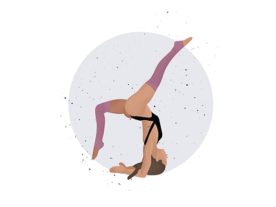 Yoga Illustration design girl graphicdesign handstand home illustration illustrations illustrator illustrator cc person sport stretch ui uidesign userinterface vector yoga yoga app yoga pose yoga studio