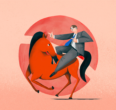 Will Brazil's president fall from his horse? brasil brazil editorial illustration illustration magazine politics