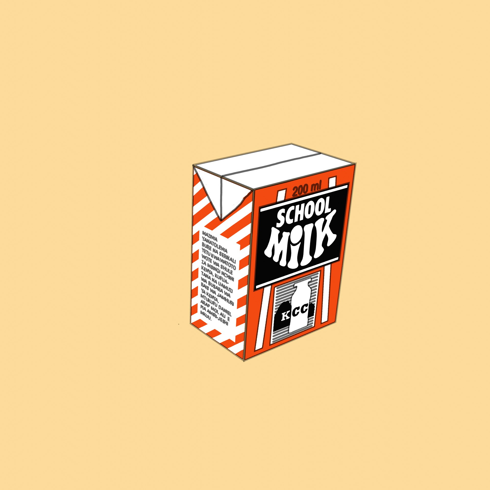 Example of Isometric Milk Box