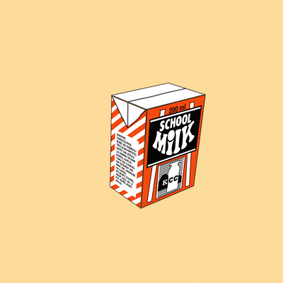 Isometric Milk Box 3d africa box illustration kcc kenya maziwa milk nairobi school vector