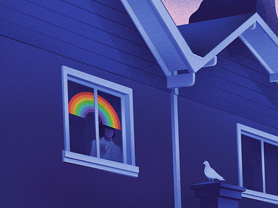 Lockdown - 03 art corona freedom illustration kckback lockdown nature quarantine rainbowofhope