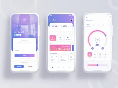 Smart Home app app design app mobile app screen application application design design ios smarthome ui ui design uiux ux ux design