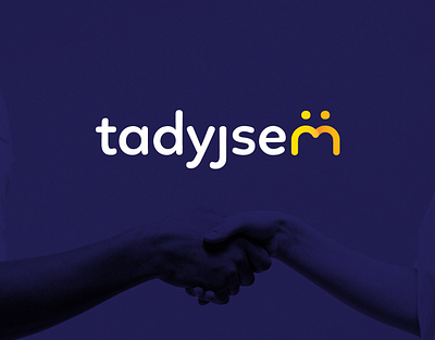 tady jsem handshake logo recruitment symbol