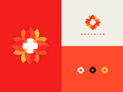 O R G A N I K A | Nature's Medicine apothecary branding doctor flower flower logo flowers graphic design herbs illustration logotype mark medicine natural nikola obradovic design organic organic food organika print design remedy symbol