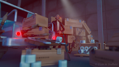 Capitalizing on Catastrophe 3d animation 3d model 3dart environment gameart gameasset gameready handpainted lowpoly maya modeling pbr scene substancepainter weapons