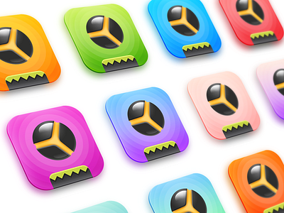 Mobile Game App Icon app icon app store icon brand identity branding branding identity game game design icon identity ios app design ios app iconography logo logo design logotype mark mobile game product design ui vector