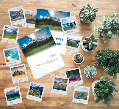 Countries Calendar for 2021 calendar graphicdesign photoshop